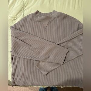 GAP Oversized Mockneck Waffle T-Shirt size L Tall